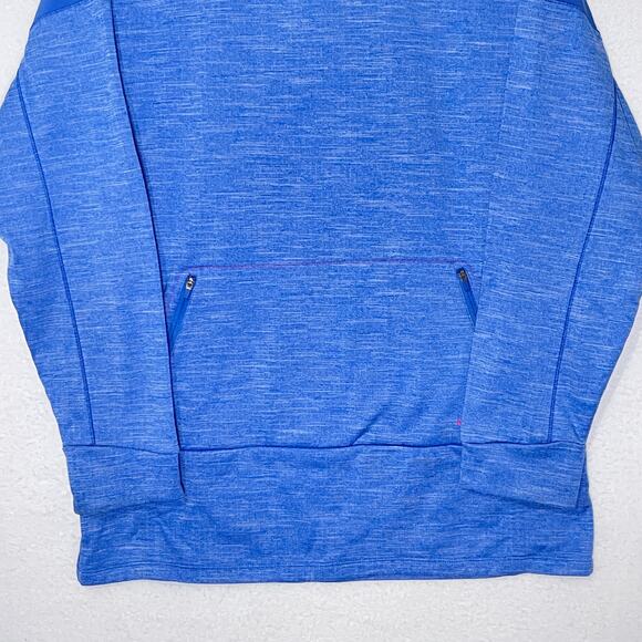 The North Face Dynamix Hoodie Women's XL Blue Soft Inside Pullover Zip Pockets - Picture 8 of 11
